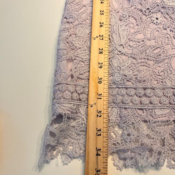 Saylor Lilac Adwoa Lace Overlay Dress XL - Picture 9 of 11